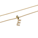 Diamond letter necklace*