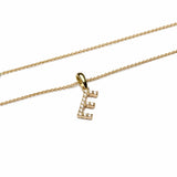 Diamond letter necklace*