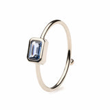Art Deco Sapphire gredzens