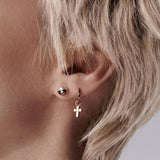 Faith mono earring