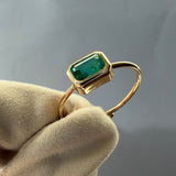 Art Deco Emerald