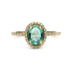 LAGOON emerald ring*