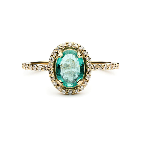 LAGOON emerald ring*