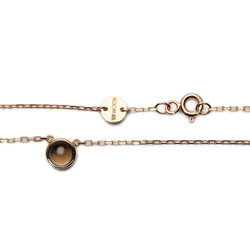 Monocle 6 necklace smoky quartz*