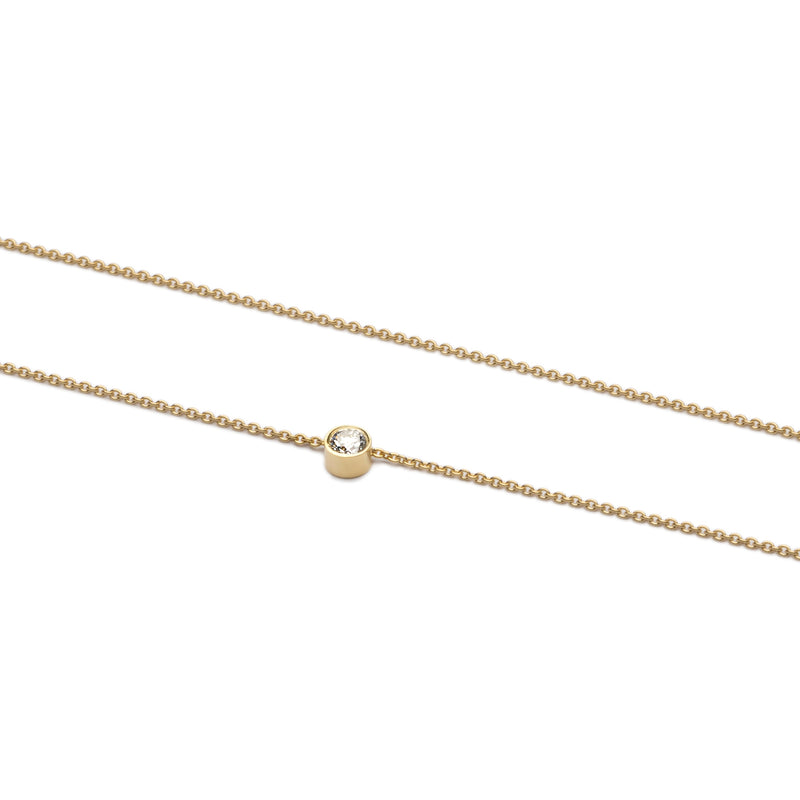 One diamond necklace