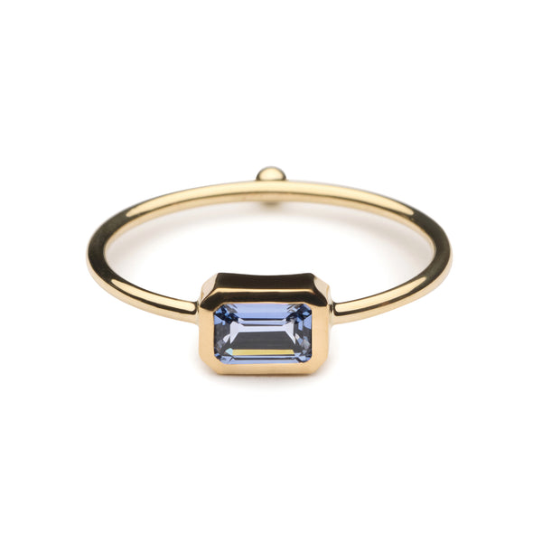 Art Deco Sapphire