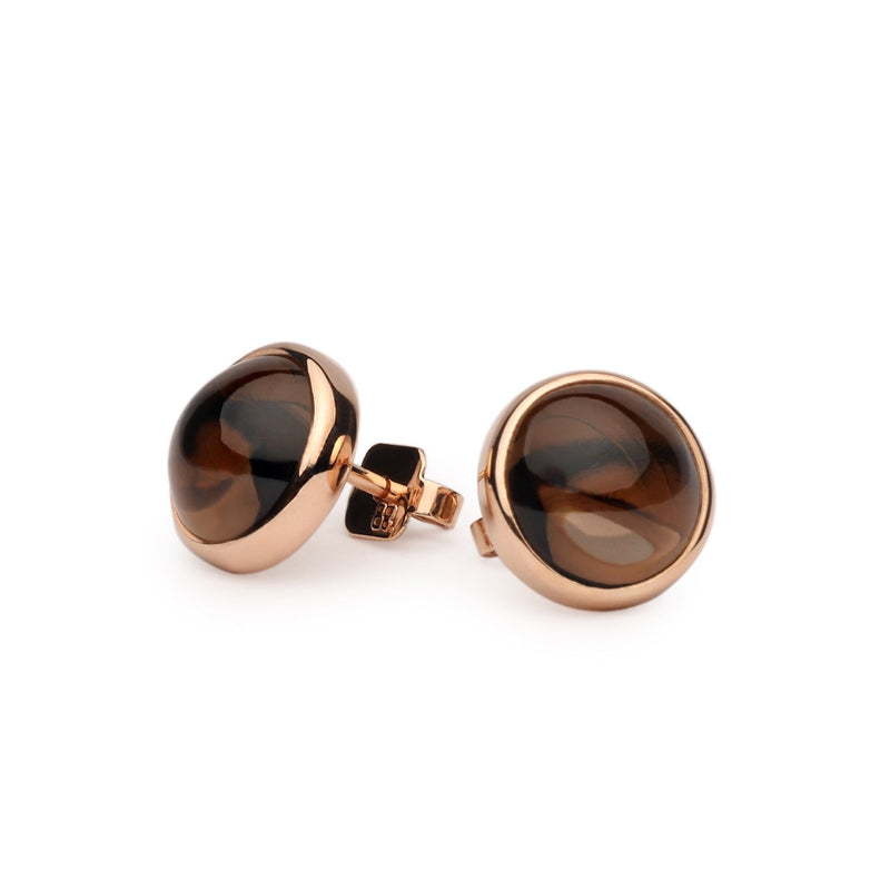 Monocle 10 earrings smoky quartz*